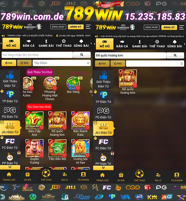 Tìm Kiếm và Truy Cập Golden Emprire