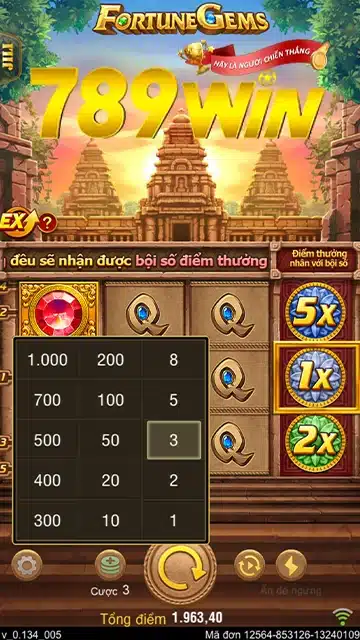 Giao Diện Game Nổ Hũ Bảo Thạch KALA JILI